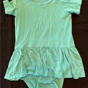 Gigi and Max Aqua twirl bodysuit